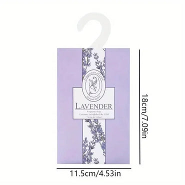 Hanging Fragrance Sachets (5 or 6-Pack) — Incense Aromatherapy for Wardrobe, Closet & Car