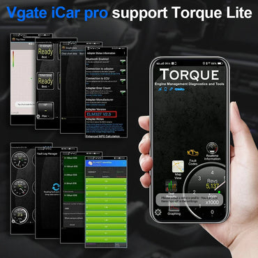 ELM327 OBD2 WiFi + Bluetooth 4.0 Car Diagnostic Scanner - OBD-II Code Reader for iOS & Android