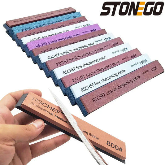 60-3000 Grit Knife Whetstone Sharpener with Base 160mm (6.3 in) Water Stone for Kitchen Knives