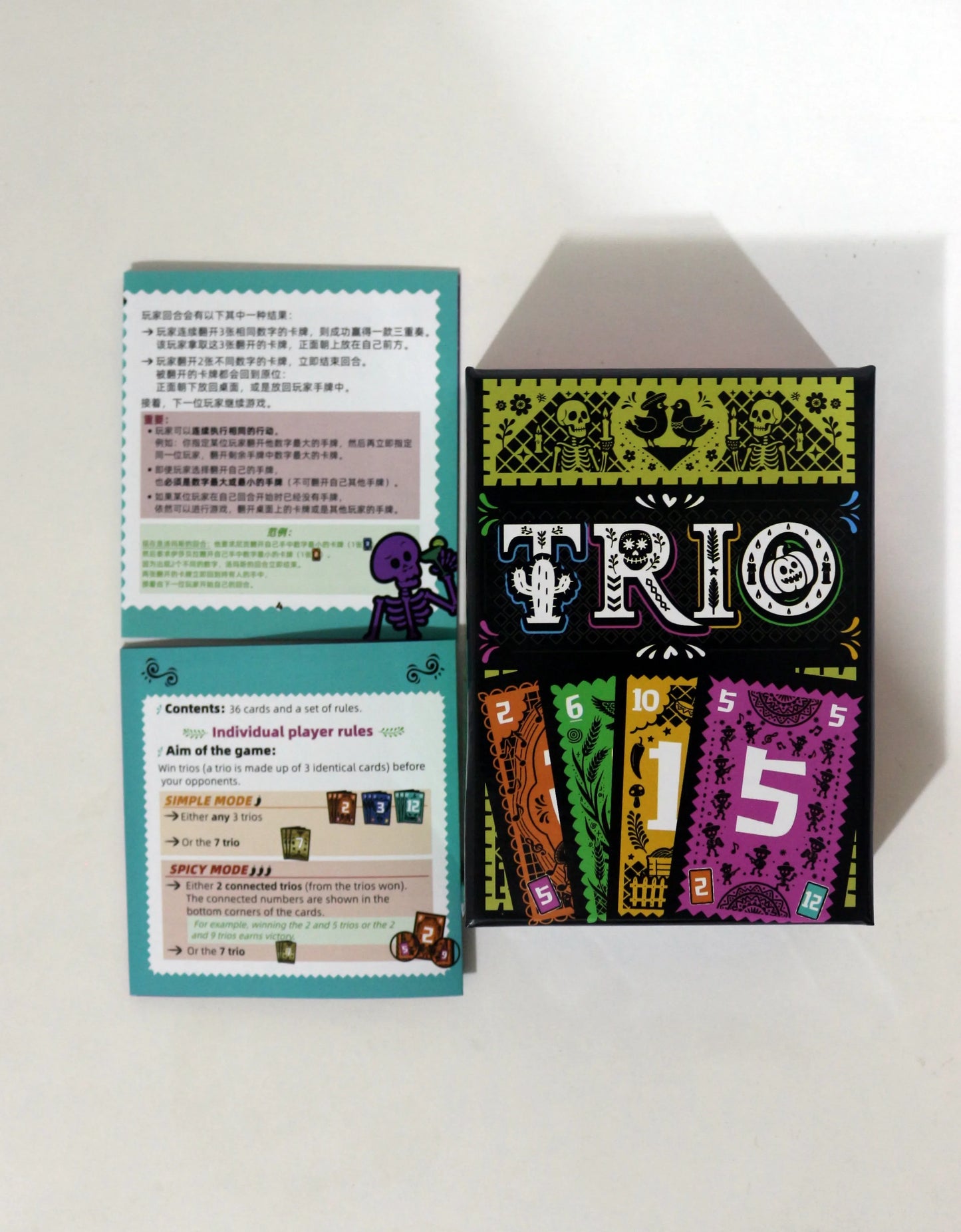 Trio Family Card Game – 3-6 Players, Ages 8+, 15 Min