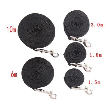 Durable Nylon Dog Leash for Walking & Training — Long Strong Lead for Small to Large Dogs and Cats, Multiple Lengths 1.5–50 m (4.9–164 ft), 2 cm (0.79 in)