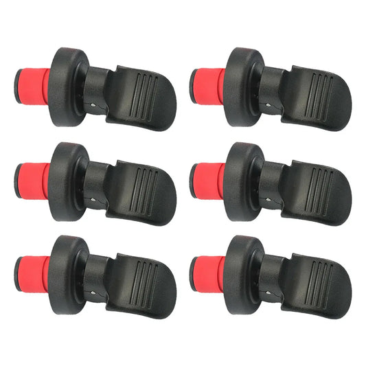 Wine Bottle Stopper Set (2/4/6-Pack) Hand-Press Airtight Rubber Sealers for Wine, Beer, Champagne & Oil