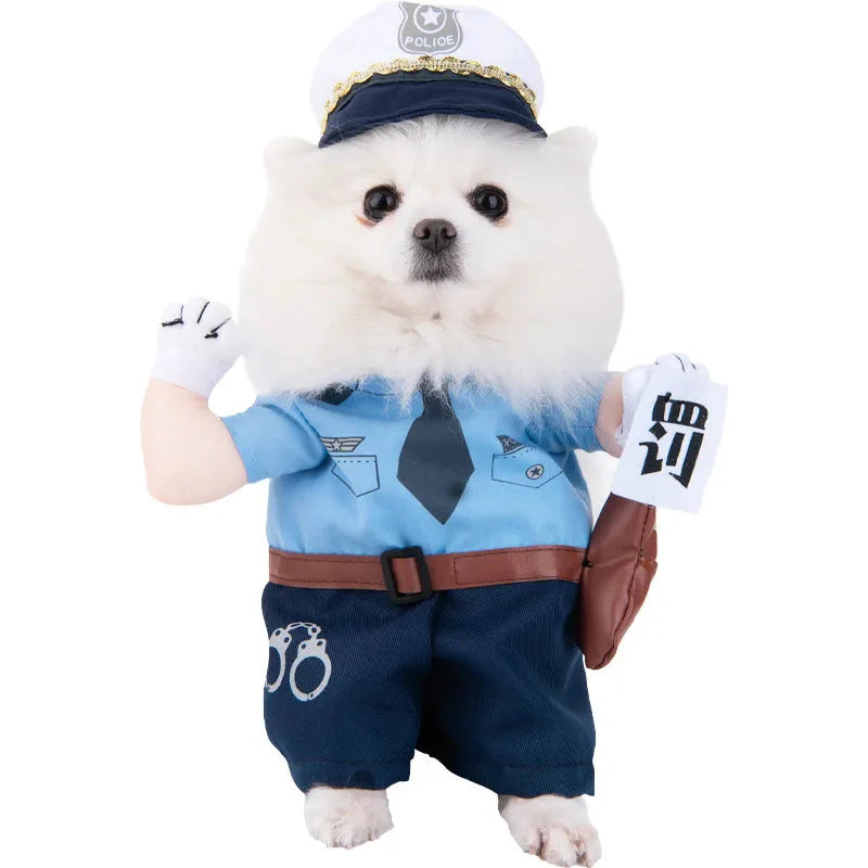 1PCS Halloween Dagger Pet Transformation Dress Festival Funny Knife Holding Dog Clothes Cat Standing Dress Pet Dress Up