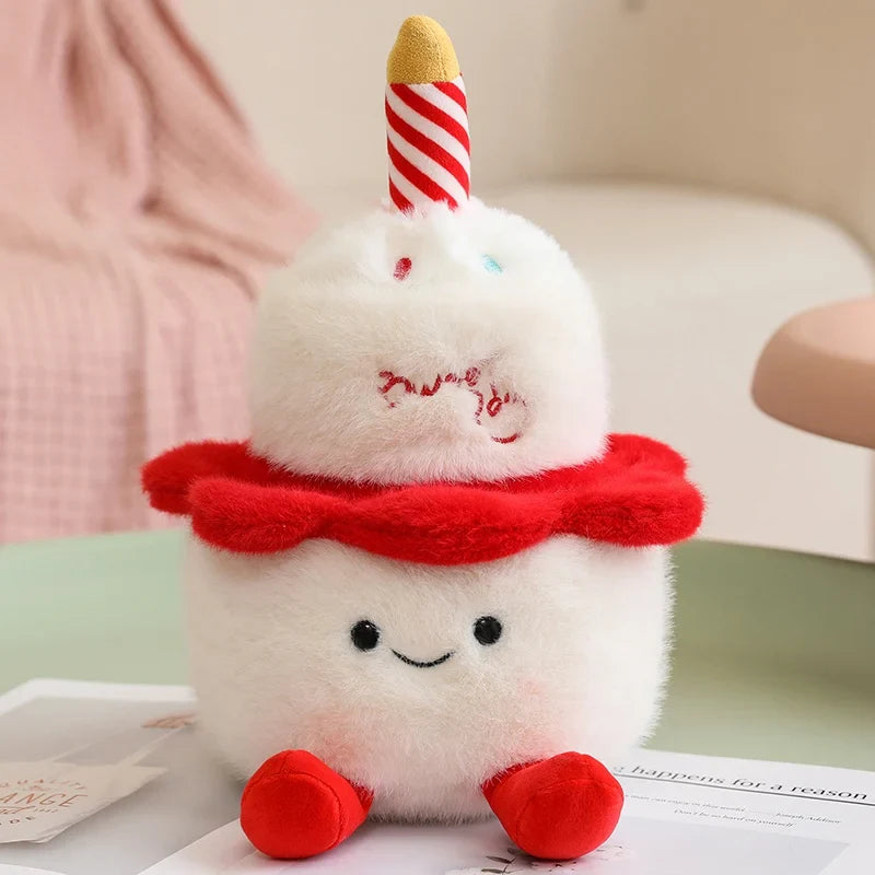 Cute Cartoon Egg & Toast Plush Toy – Breakfast Expression Stuffed Doll Pillow | Soft Baby Comfort Toy & Christmas Gift