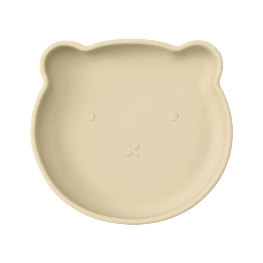 Silicone Baby Suction Dining Plate Bear Shape