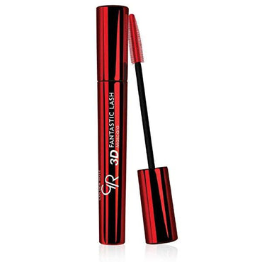 Golden Rose 3D Fantastic Lash Mascara - Lengthening, Volumizing, and Darkening Eyelashes with Flexible Brush