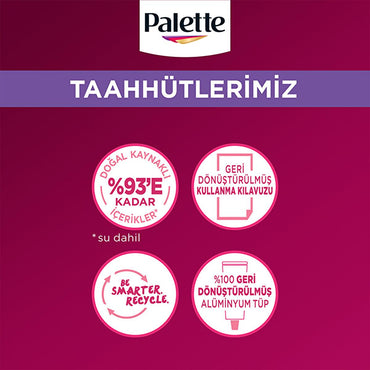 Palette Deluxe Hair Dye - Intense, Long-Lasting Color with Micro Oils for Vibrant Hair