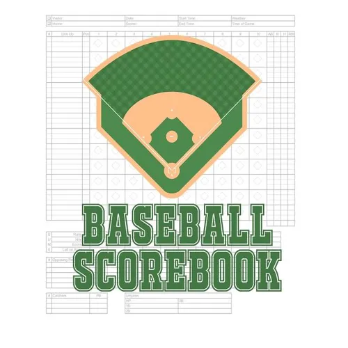 Baseball Scorebook: 100 Scoring Sheets For Baseball and Softball Games, Glover's Scorebooks, Large (8.5X 11) - Paperback