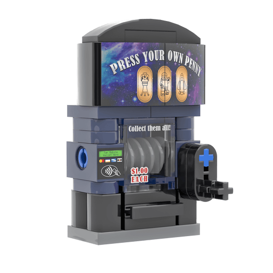 Penny Press - Space Themed - Custom Printed Set - Made Using LEGO® Parts