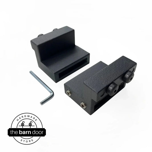 Modern Black Barn Door Stopper
