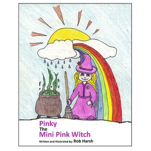 Pinky The Mini Pink Witch - Paperback