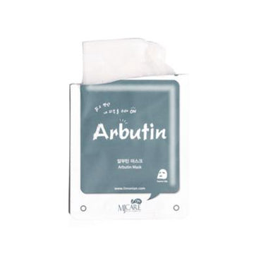 Mjcare Arbutin Face Mask 22g - Skin Tone Evening, Moisturizing & Brightening Sheet Mask for All Skin Types