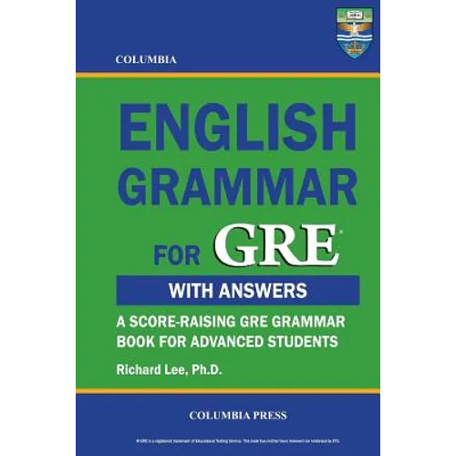 Columbia English Grammar for GRE - Paperback