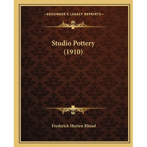 Studio Pottery (1910) - Paperback