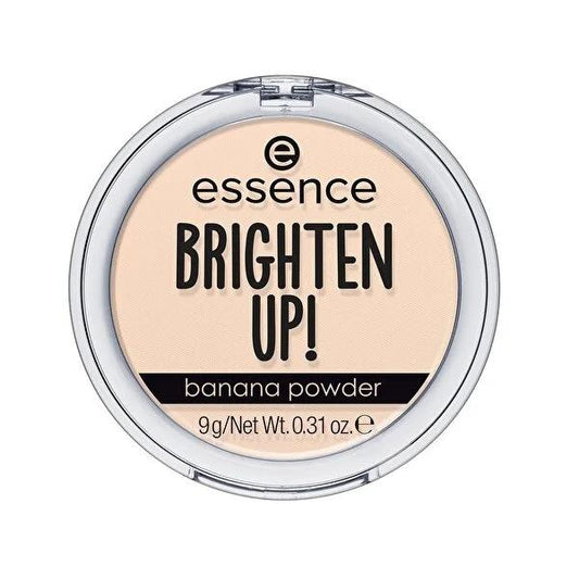Essence Brighten Up Banana Powder - Yellow Tint Setting Face Powder for Brightening, Mattifying, & Baking - Translucent Matte Finish