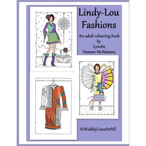 Lindy-Lou Fashions: An Adult Colouring Book - Paperback