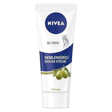 Nivea Olive Oil Hand Cream - Non-Greasy Moisturizer for Dry Hands - 2.54 fl oz