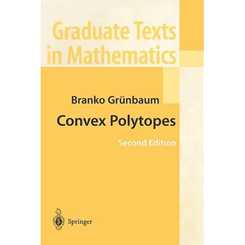 Convex Polytopes - Paperback