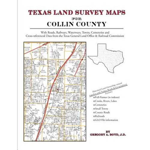 Texas Land Survey Maps for Collin County - Paperback