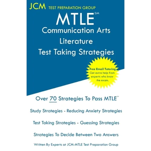 MTLE Communication Arts/Literature - Test Taking Strategies - Paperback