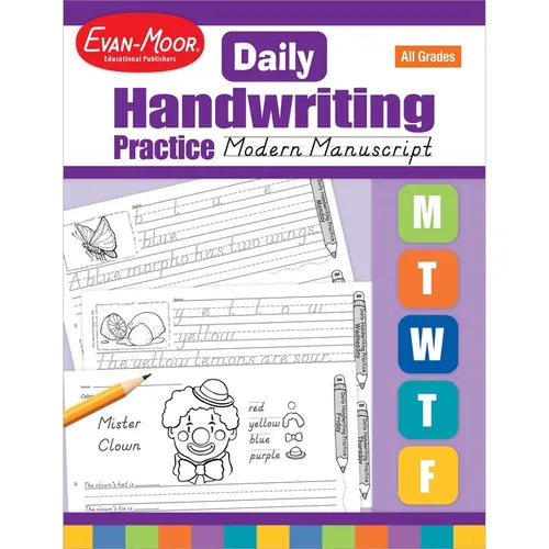 Daily Handwriting Modern Manuscript Te - Paperback