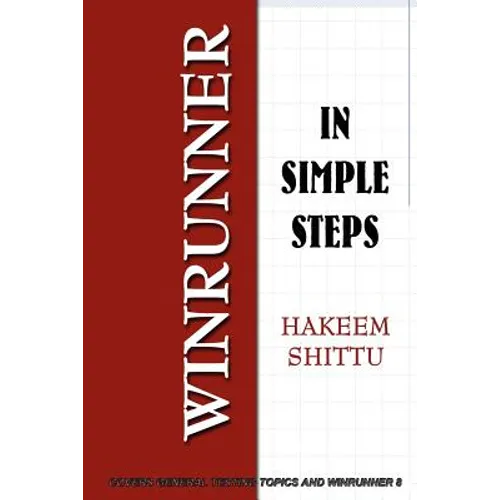 WinRunner In Simple Steps - Paperback