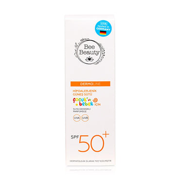 Bee Beauty Hypoallergenic Sunscreen Lotion for Children & Babies - SPF 50+, 3.38 fl oz