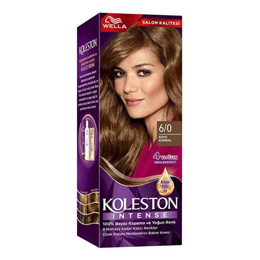 Wella Koleston Intense Dark Blonde Hair Dye - 100% Grey Coverage, Long-Lasting Color