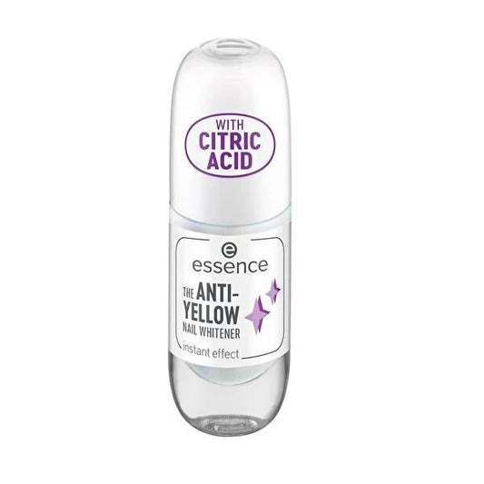 Essence Nail Whitening Treatment - Anti-Yellowing Nail Care with Citric Acid, 8ml