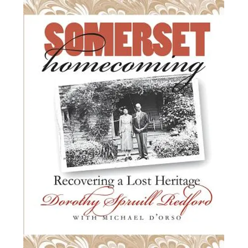 Somerset Homecoming: Recovering a Lost Heritage - Paperback