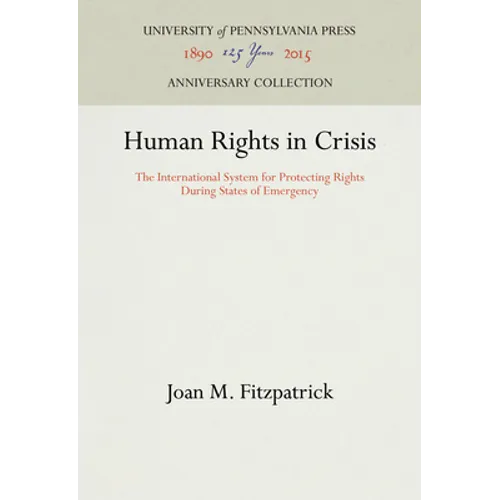 Human Rights in Crisis - Hardcover