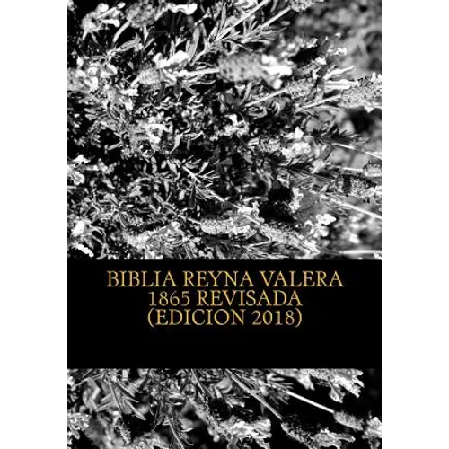 Biblia Reina Valera 1865 Revisada: REVISION de la BIBLIA basada en el Texto MASORETICO y Texto RECEPTUS (Bizantino y Peshitta) - Paperback