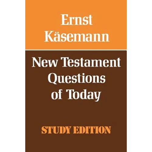 New Testament Questions for Today - Paperback