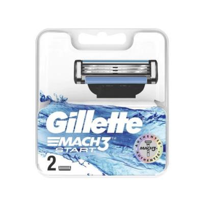 Gillette Mach3 Start: Achieve a Close, Comfortable Shave with Razor Blade Refills Ð 2 Cartridge Pack