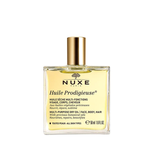 Nuxe Huile Prodigieuse Dry Oil Multi-Purpose Oil for Skin, Hair & Nails - 50ml