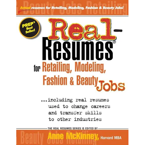Real-Resumes for Retailing, Modeling, Fashion & Beauty Jobs - Paperback