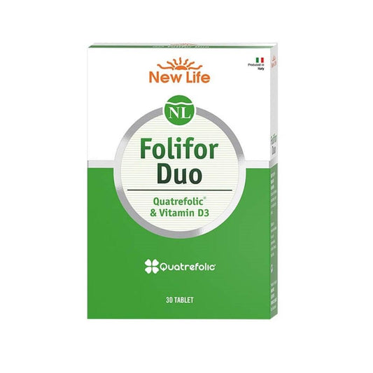New Life Folifor Duo Folate & Vitamin D3 Supplement for Pregnancy Support - 30 Tablets