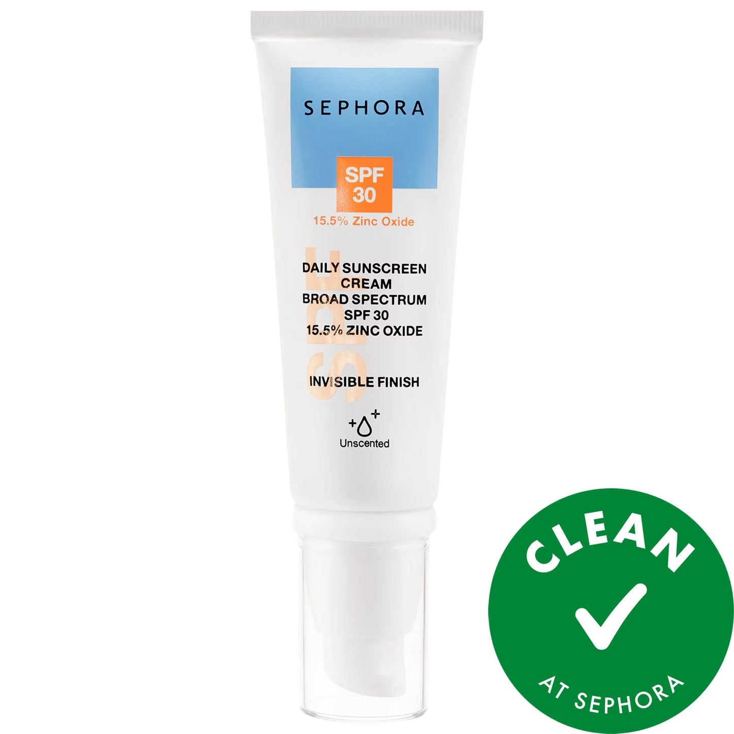 SEPHORA COLLECTION Daily Mineral Sunscreen Cream SPF 30 - Broad-Spectrum Protection, Hydrating, Vegan Formula