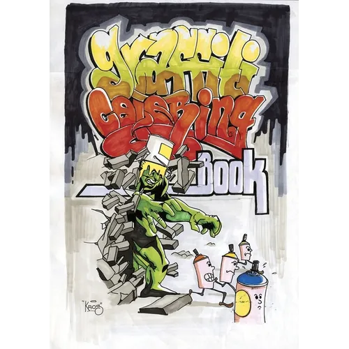 Graffiti Coloring Book - Paperback