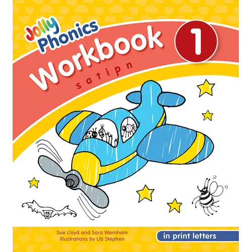 Jolly Phonics Workbook 1: In Print Letters (American English Edition) - Paperback