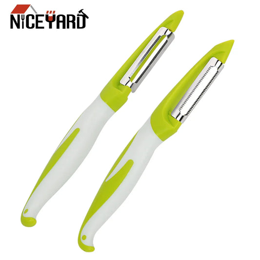 Stainless Steel Vegetable Peeler & Zester – Sharp Fruit & Veg Slicer for Carrot, Potato, Cucumber