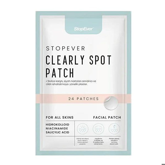 StopEver Clearly Spot Patch - 24 Count Invisible Acne Patches for Effective Acne Treatment