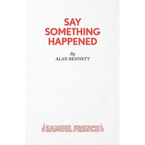 Say Something Happened - Paperback