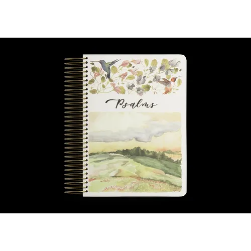 ESV Scripture Journal, Spiral-Bound Edition: Psalms (Artwork by Ruth Chou Simons) (Paperback) - Paperback