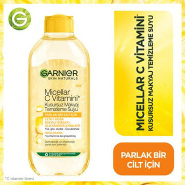 Garnier Micellar Water with Vitamin C - 13.53 fl oz Gentle Makeup Remover & Cleansing Water