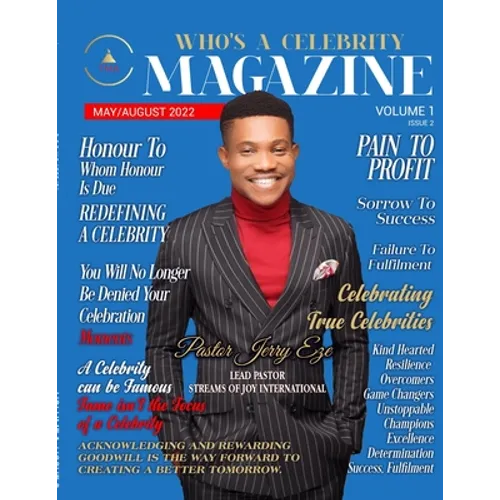 Who's A Celebrity Magazine Pastor Jerry on the cover - Paperback