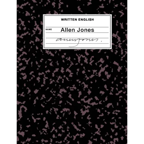 Written English: An Artist's Book by Allen Jones - Paperback