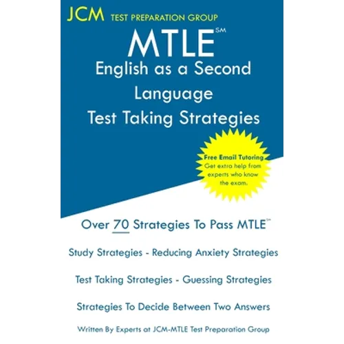 MTLE English as a Second Language - Test Taking Strategies - Paperback