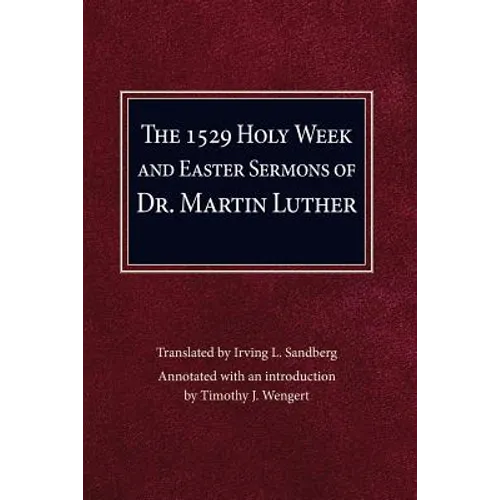 Holy Week and Easter Sermons - Paperback