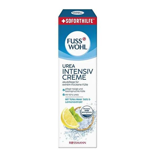 Fusswohl Intensive Foot Care Cream for Dry, Cracked Feet - 2.54 fl oz